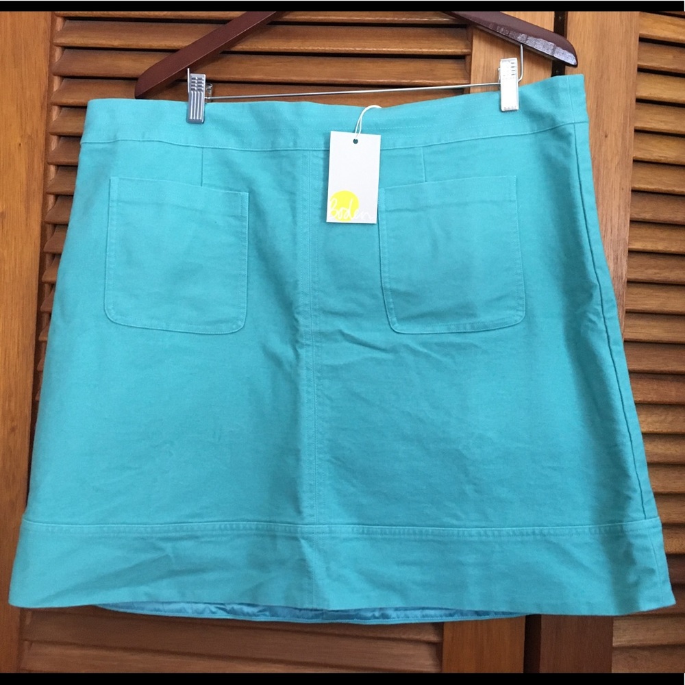 Blue Skirt| Boden| 16| NWT